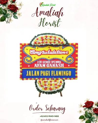 Bunga Papan Congratulation gondrong